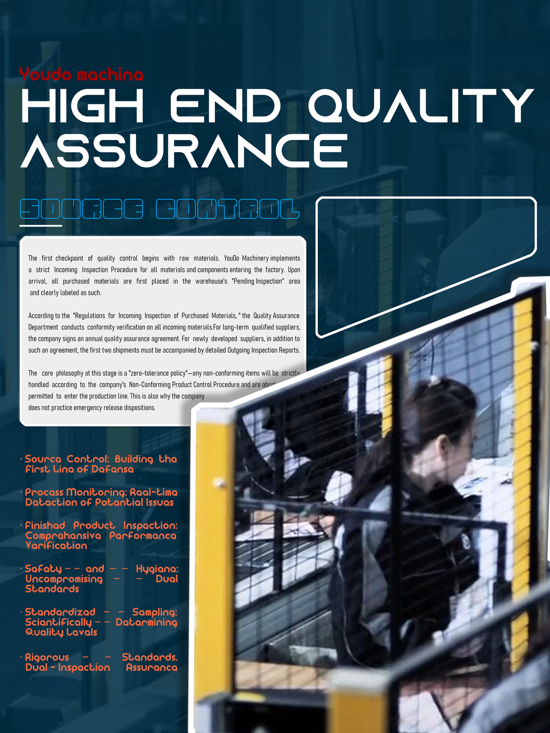 Full Traceability, Multi-stage Verification: How YouDo Machinery Ensures Excellence Through Rigorous Quality Inspection