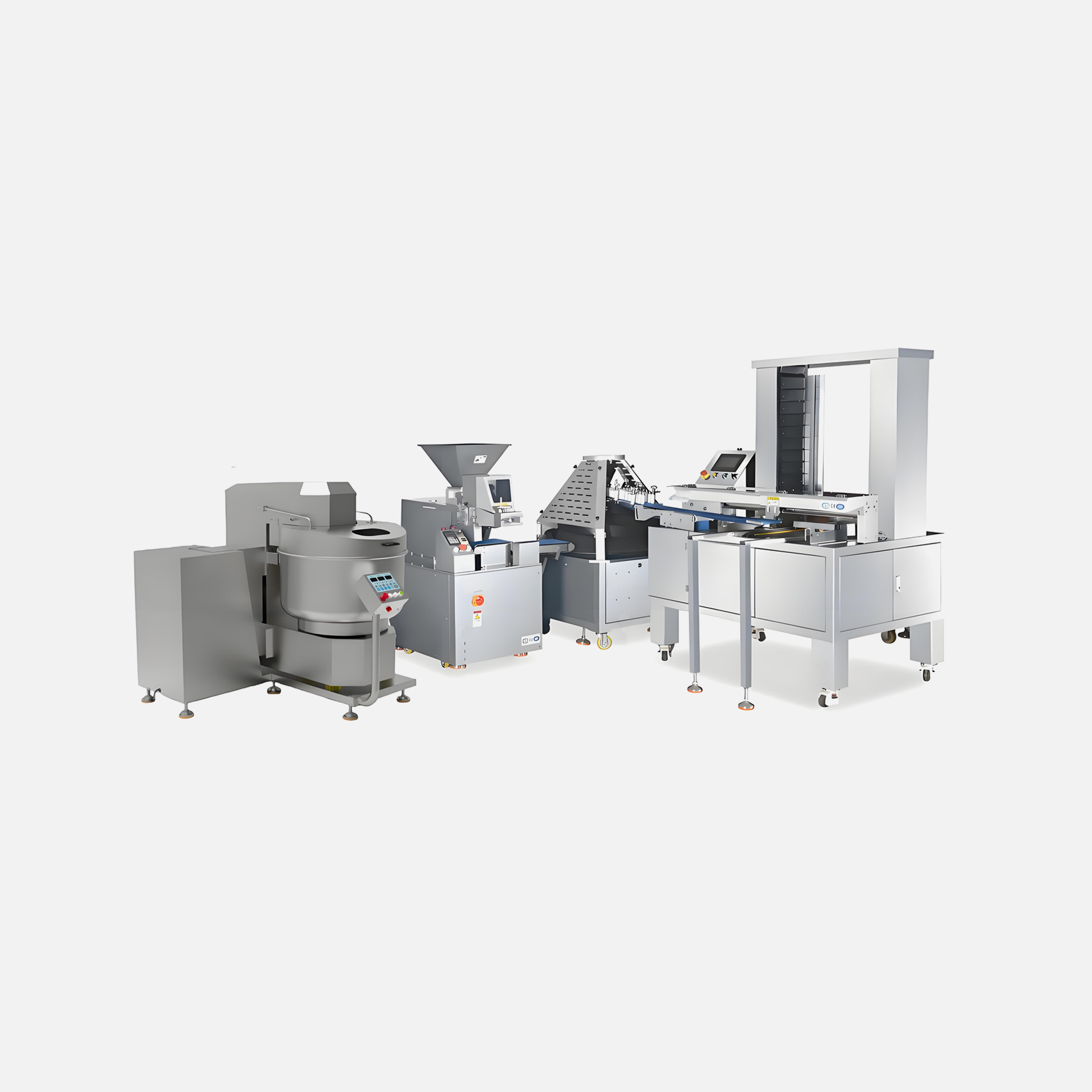 Automatic bread production line