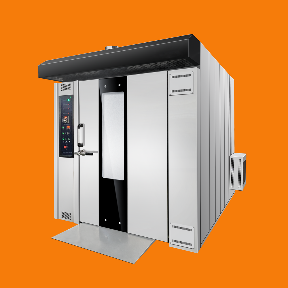 32-Tray / 64-Tray Steam Rotary Bakery Oven