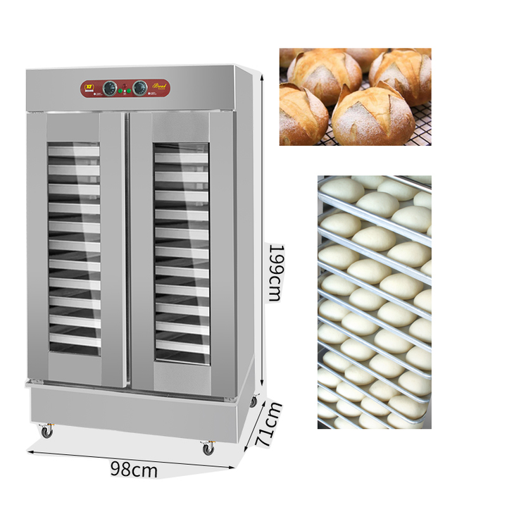 Commercial 30 Trays Dough Proofer Cabinet, Stainless Steel Bread Fermentation Cabinet