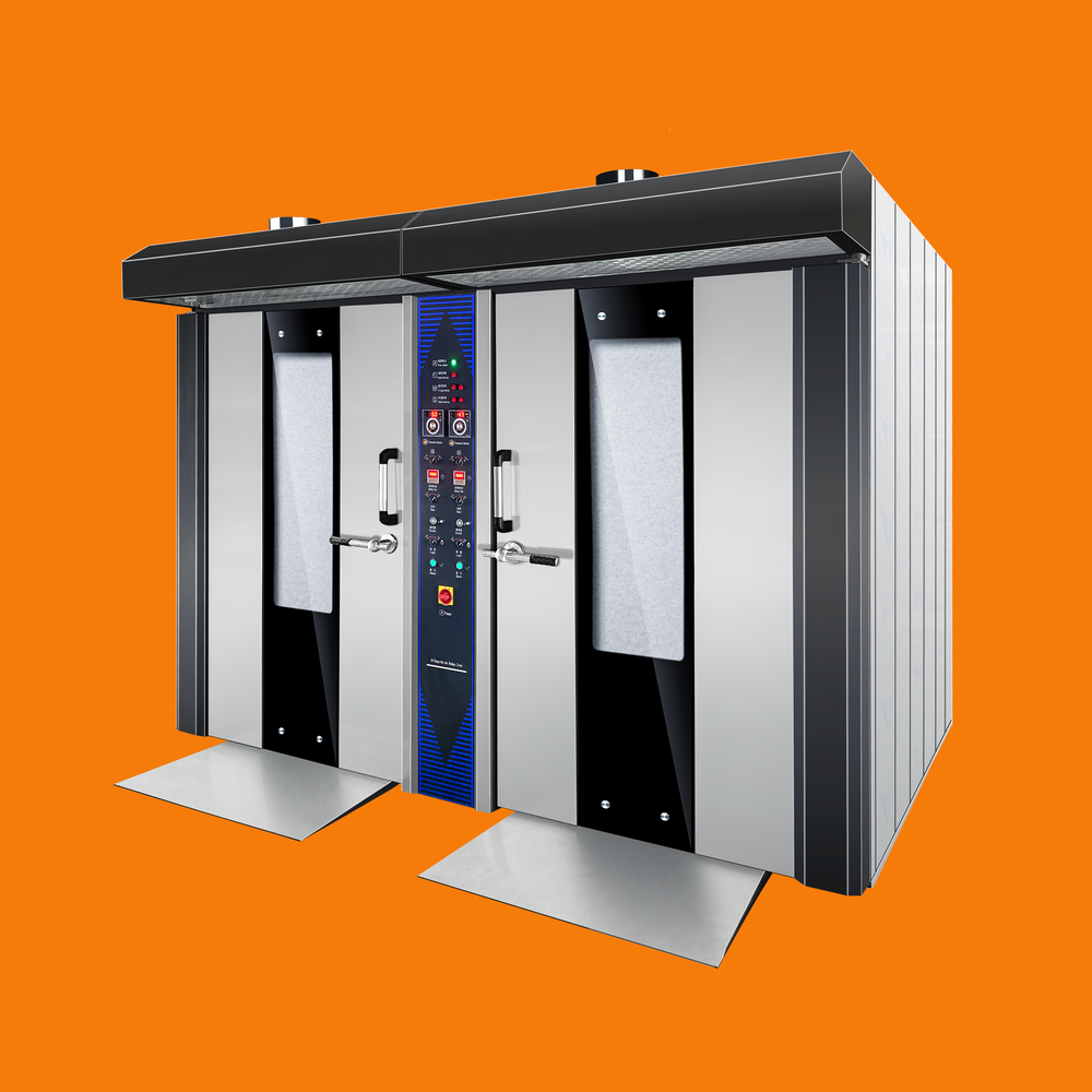 Double-door 64-baking pan rotating convection oven(electric model)